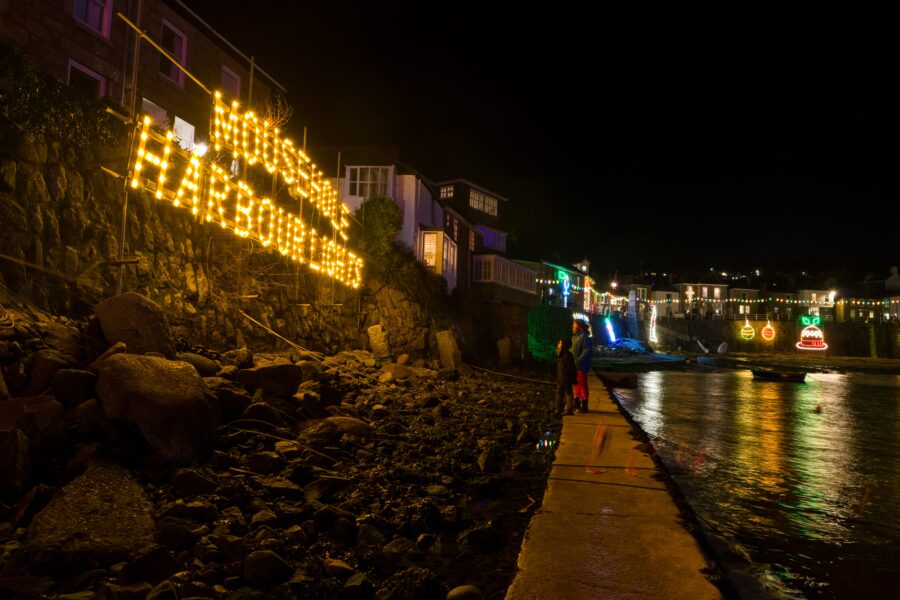 Christmas Lights In Mousehole