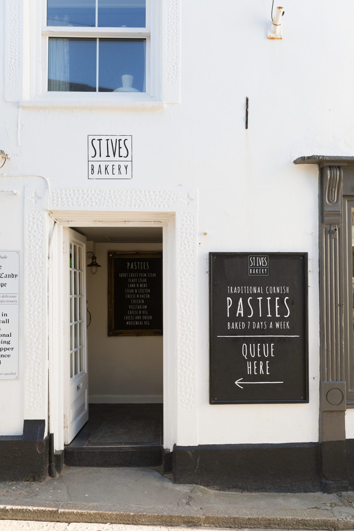 The exterior of St Ives Bakery