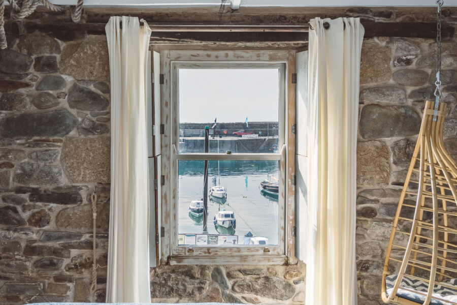 View from the bedroom at Harbour Moon