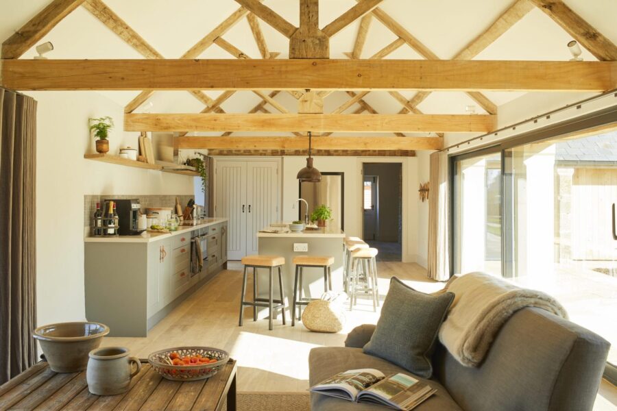Grain Store barn conversion breakfast bar