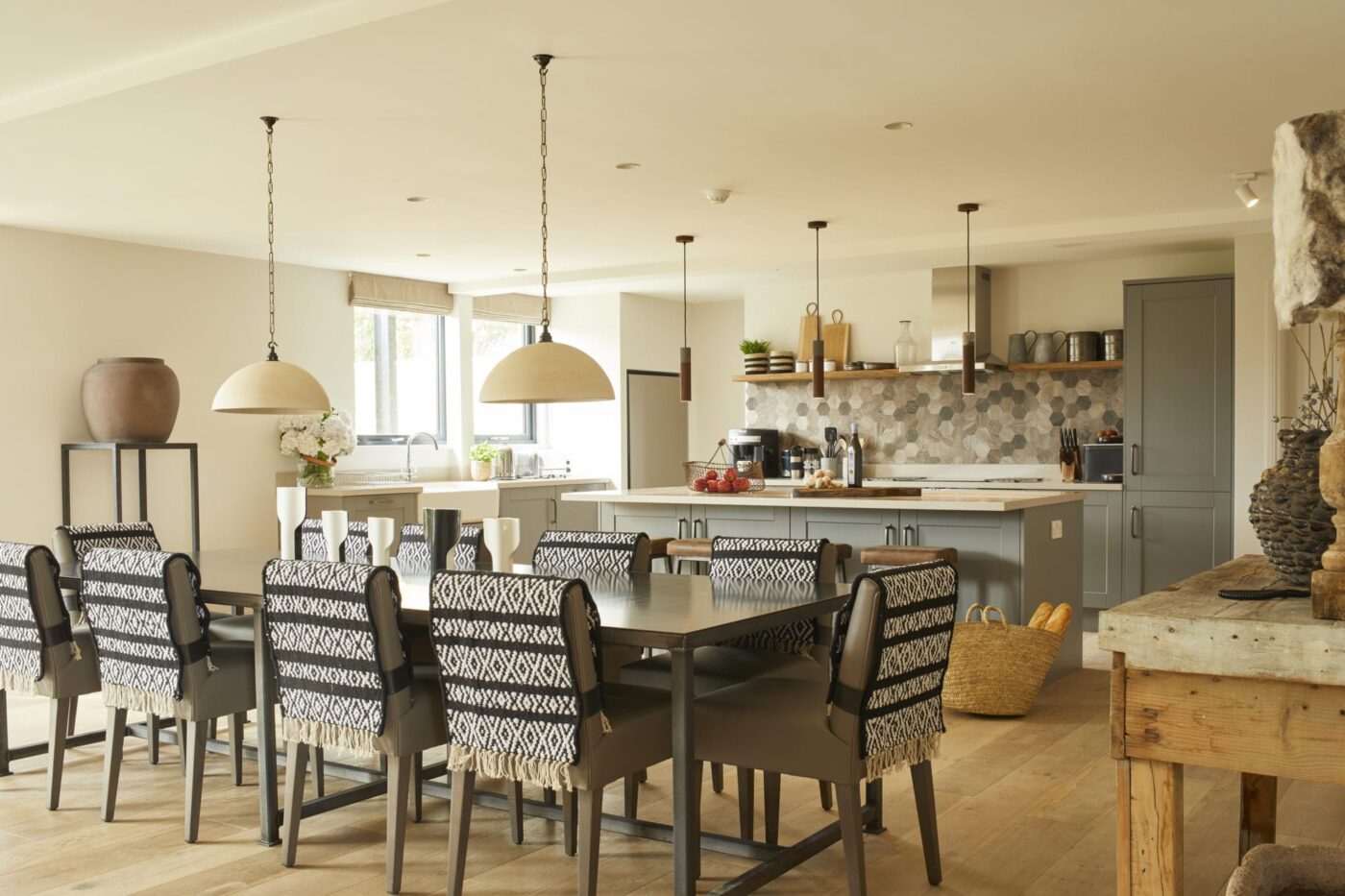 Old Hay Barn barn conversion spacious dining area