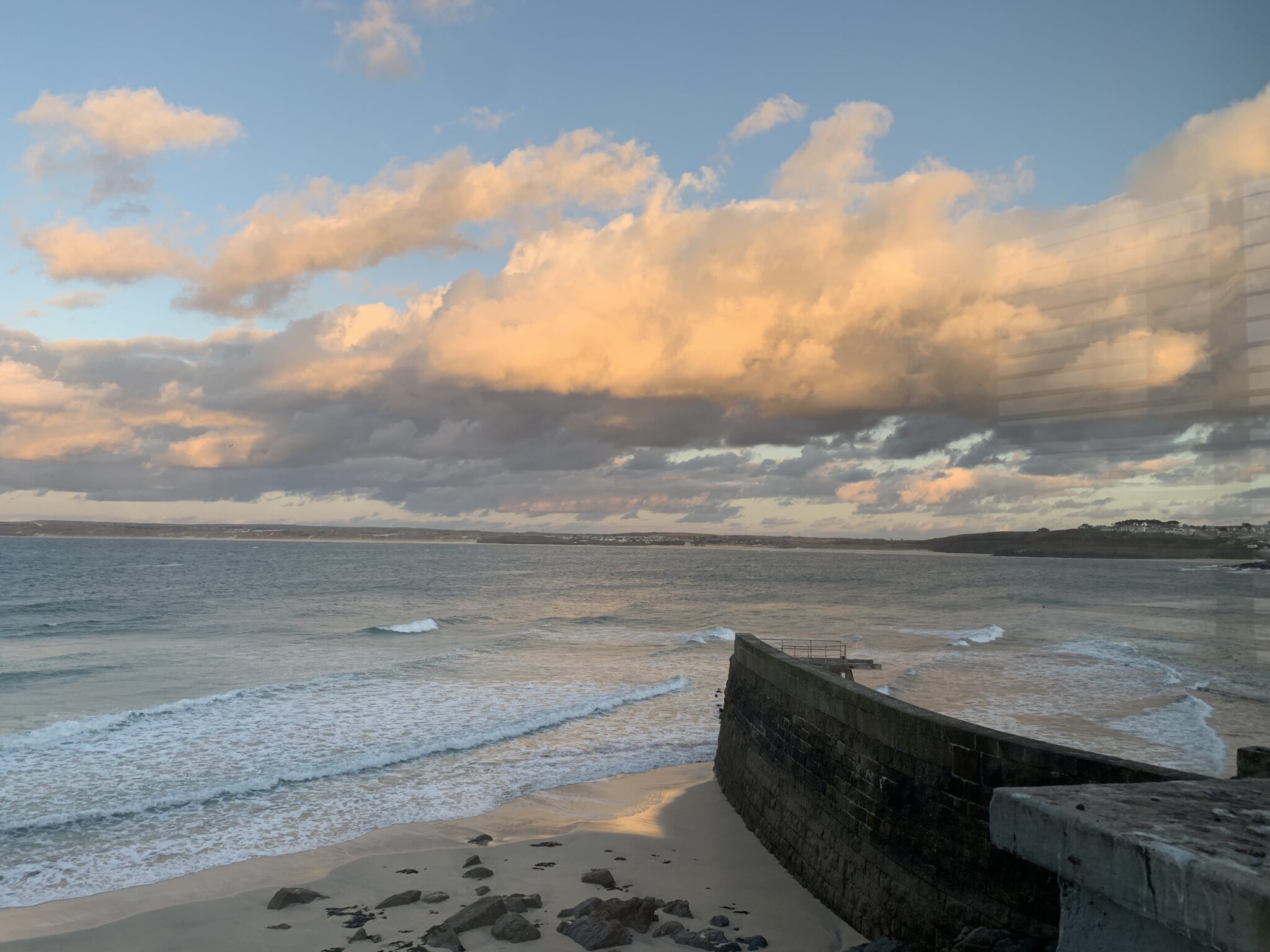 Beautiful view of St Ives sea