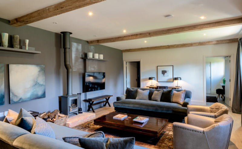 Large Open Plan Living Area in The Stables Cotswolds
