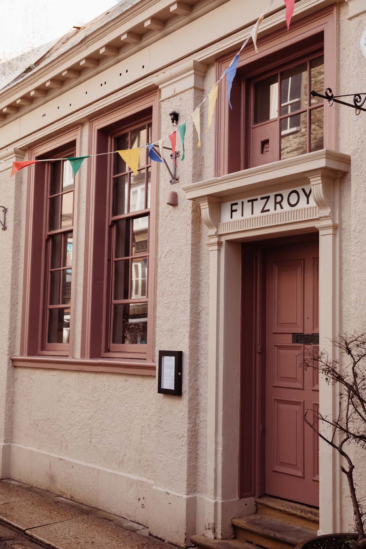 Fitzroy restaurant exterior Fowey