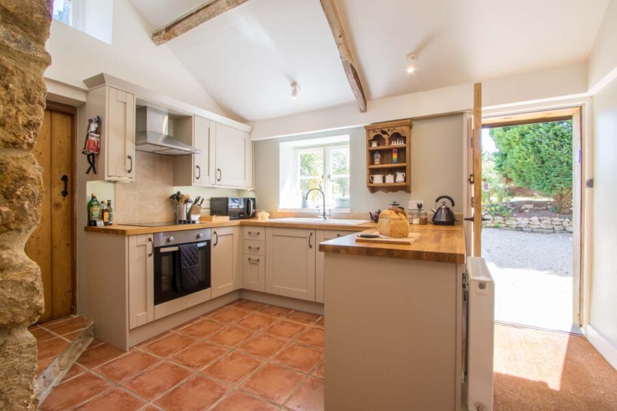 Light-filled kitchen area