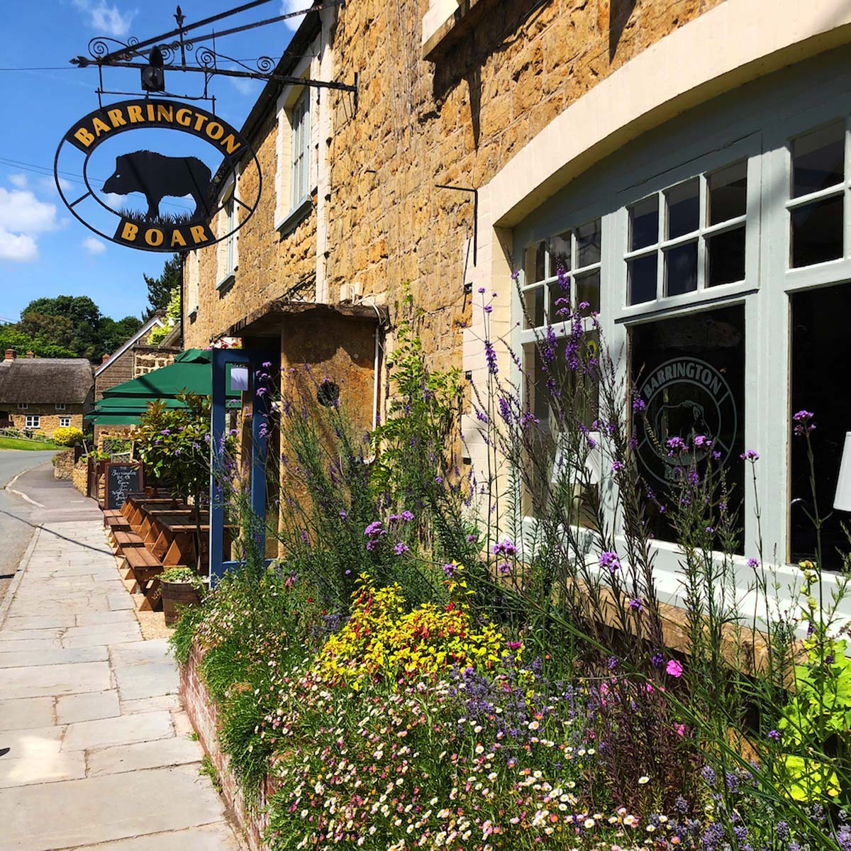 exterior of local pub