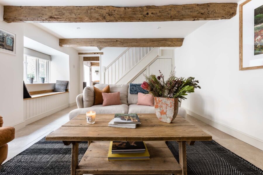 Comfortable Living Area with Big Coffee Table