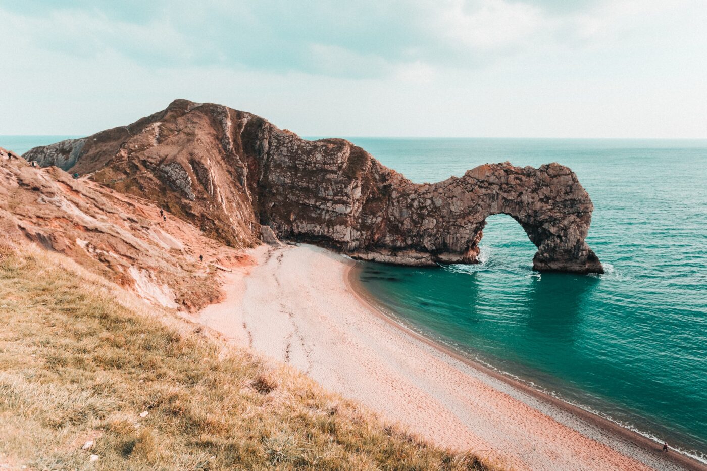 Sea and beach of jurassic coast