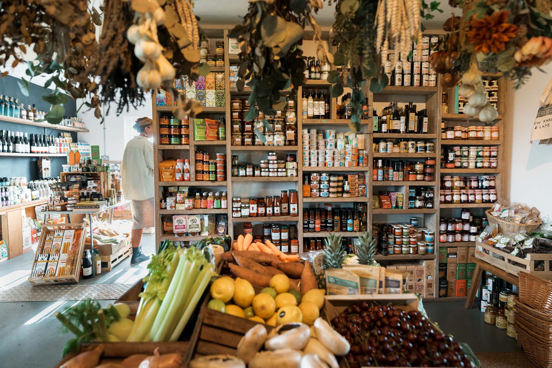 Inside Lemail House's local farmshop
