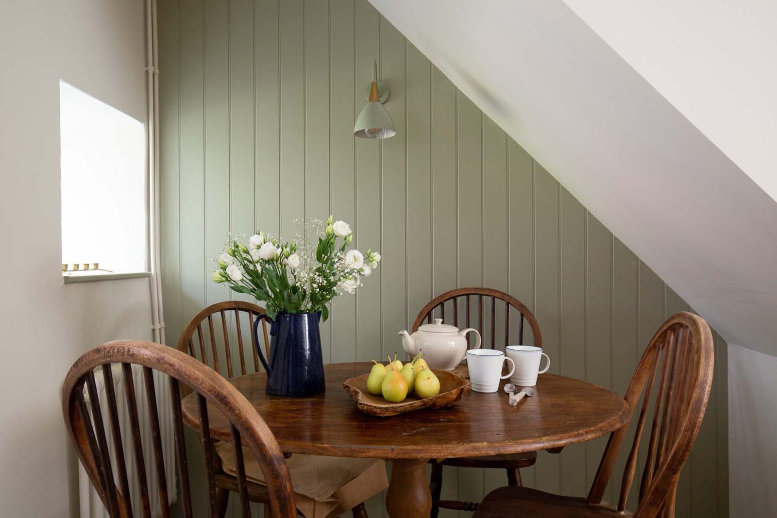 wooden dining room table