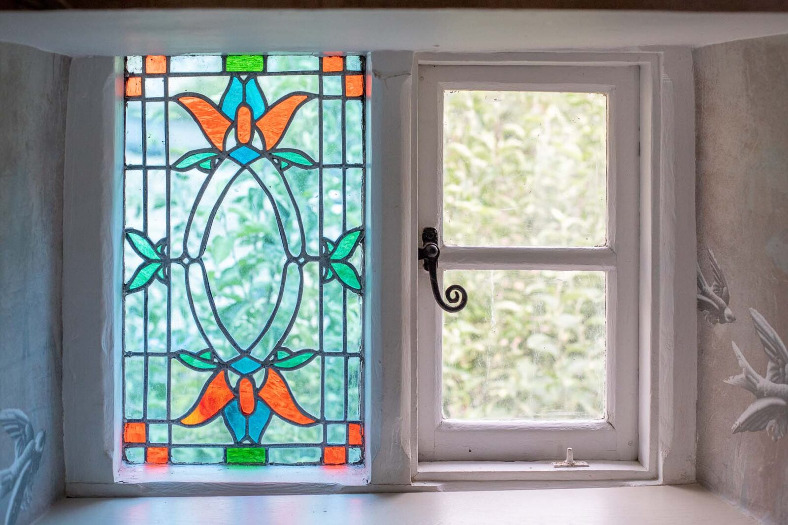 stained glass window