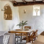Rustic cottage dining area