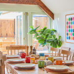 living room with breakfast table
