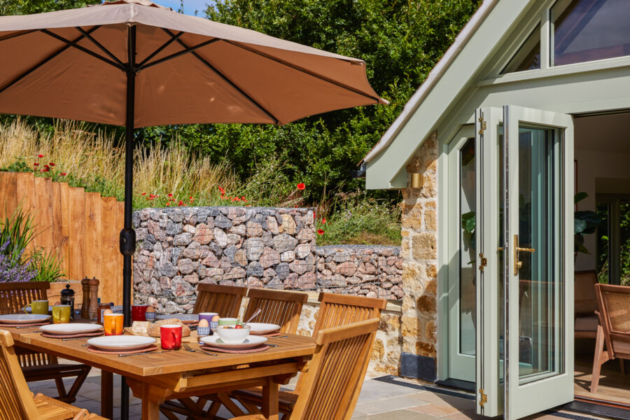 Breakfast Table on terrace
