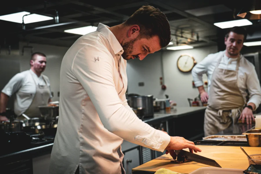 chef in restaurant