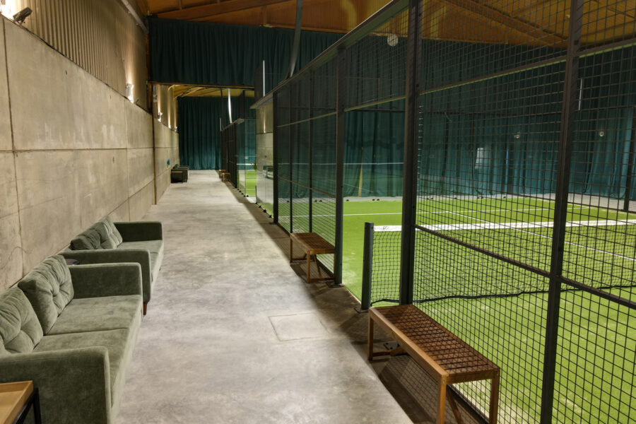 Indoor padel courts