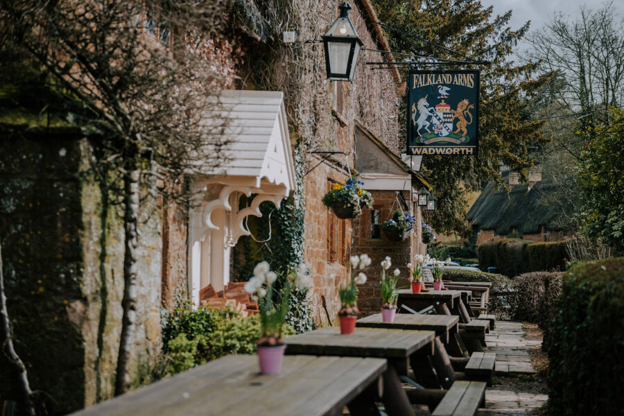Country pub exterior