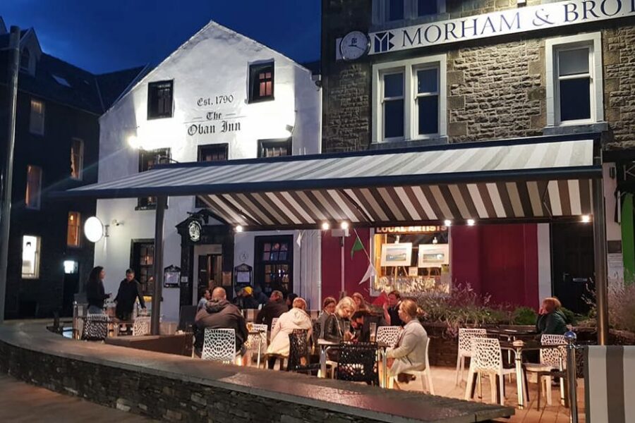 Pub at night